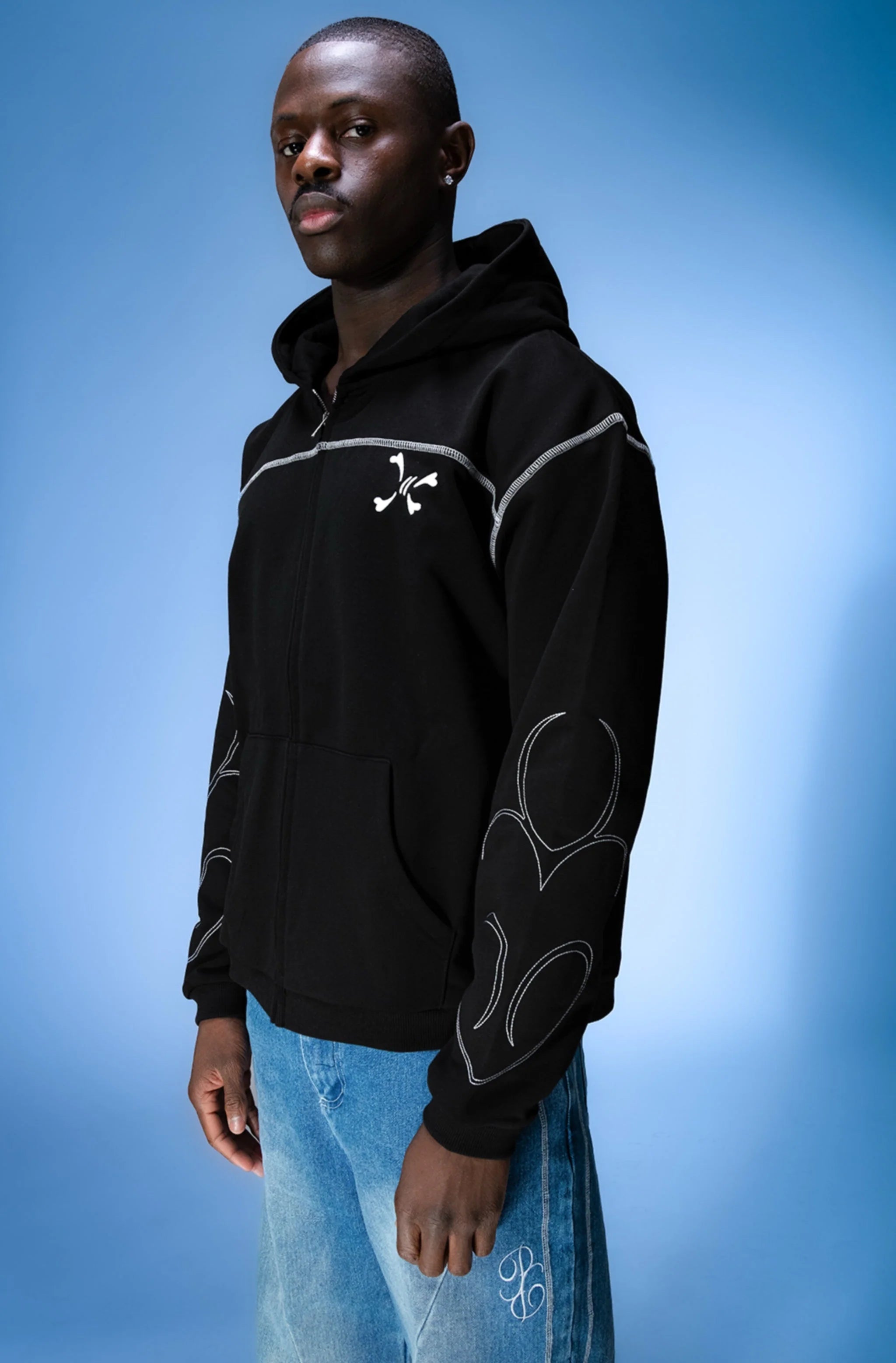 Purple Place Aura Zip Black