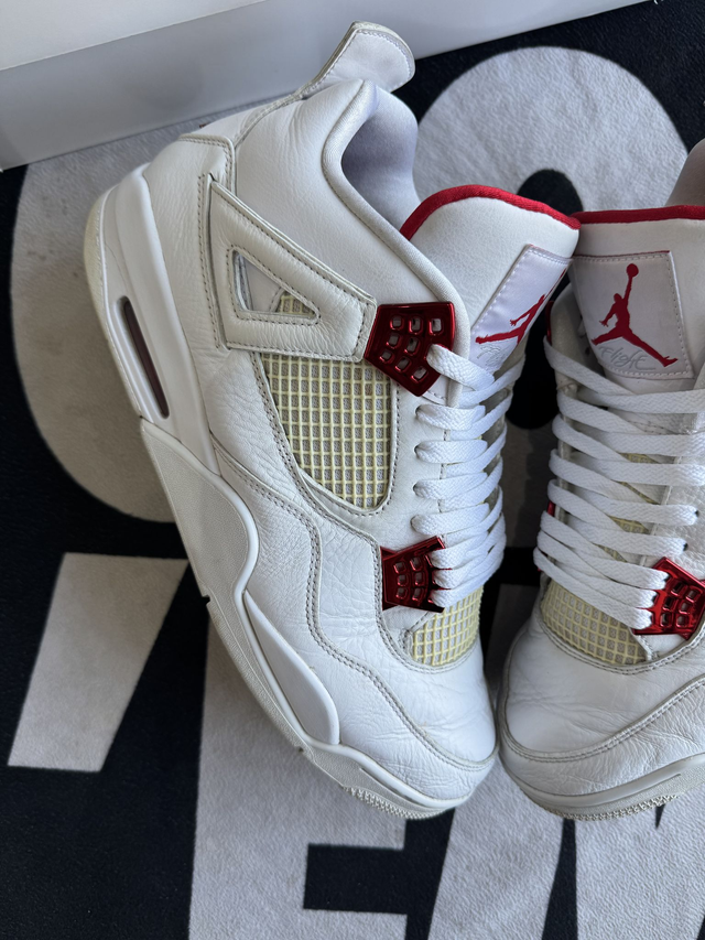 Jordan 4 Retro Metallic Red (Taille 47.5)