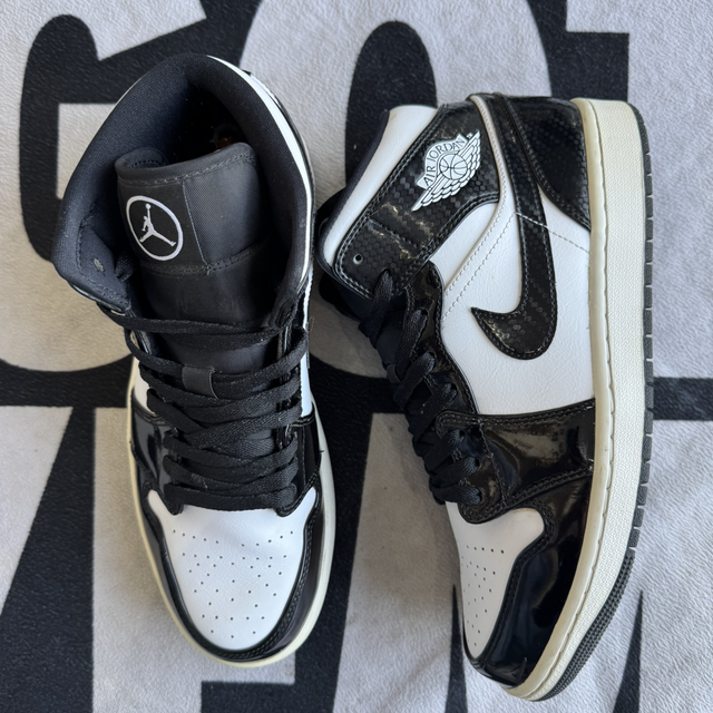 Jordan 1 Mid Carbon Fiber (Taille 44)