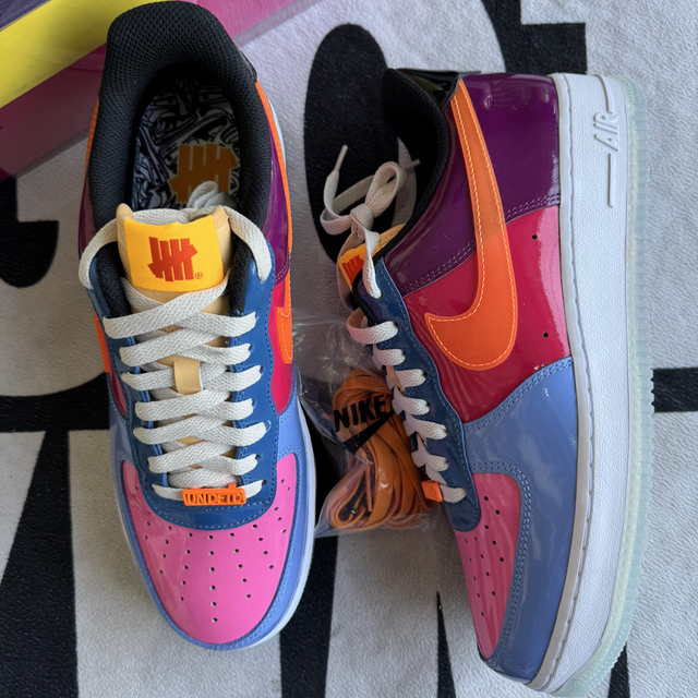 Nike Air Force 1 Low Undefeated Multi-Patent Total Orange (Taille 44)
