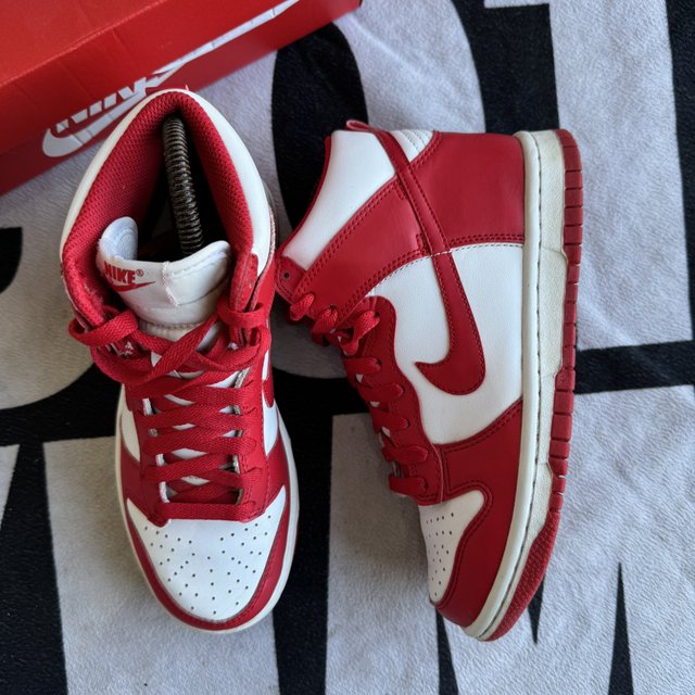 Nike Dunk High Championship White Red (Taille 36)