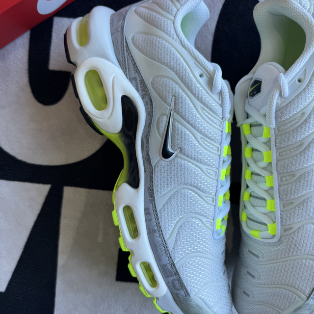 Nike Air Max Plus Platinum Grey Reflective Logos (Taille 42)