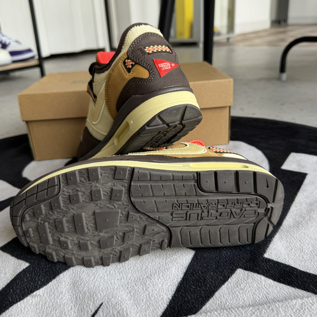 Nike Air Max 1 Travis Scott Cactus Jack Baroque Brown (Taille 38.5)