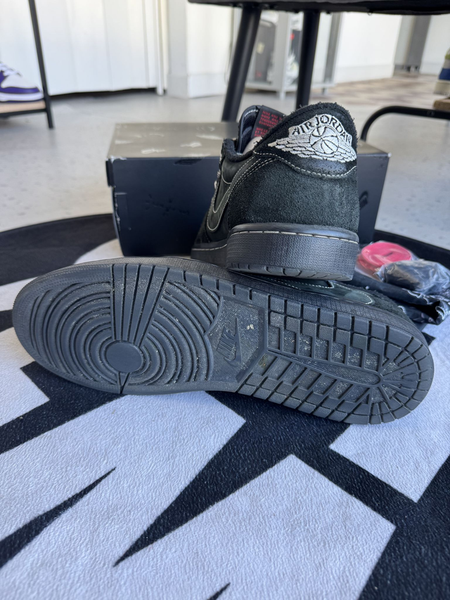 Jordan 1 Low Travis Scott Black Phantom (Taille 47.5)