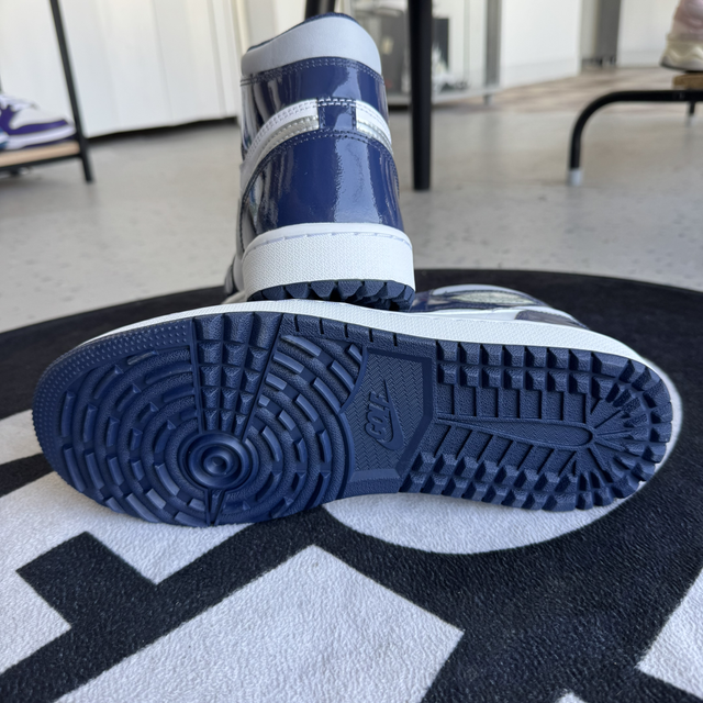 Jordan 1 High Golf Patent Midnight Navy (Taille 44)