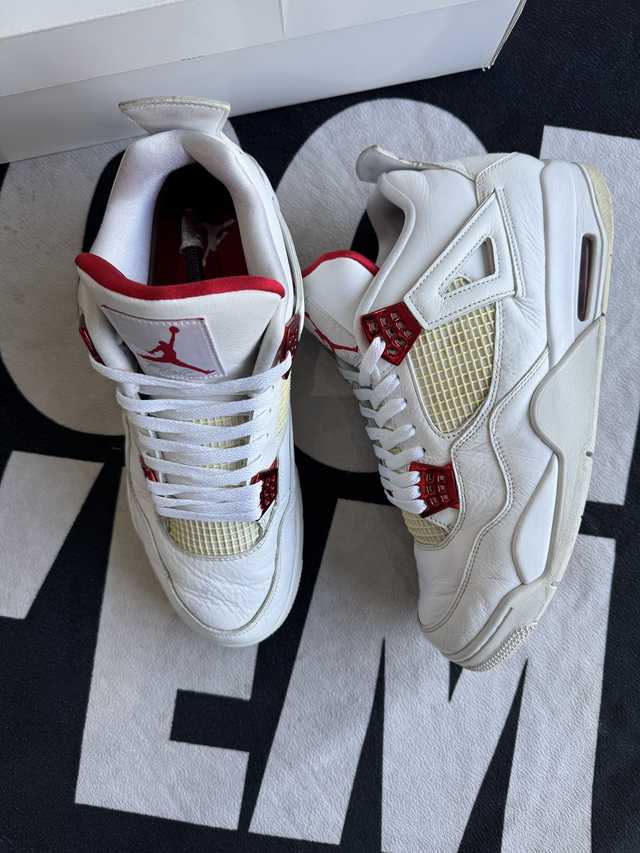 Jordan 4 Retro Metallic Red (Taille 47.5)