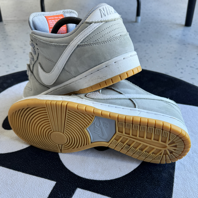 Nike SB Dunk Low Pro ISO Orange Label Wolf Grey Gum (Taille 44)
