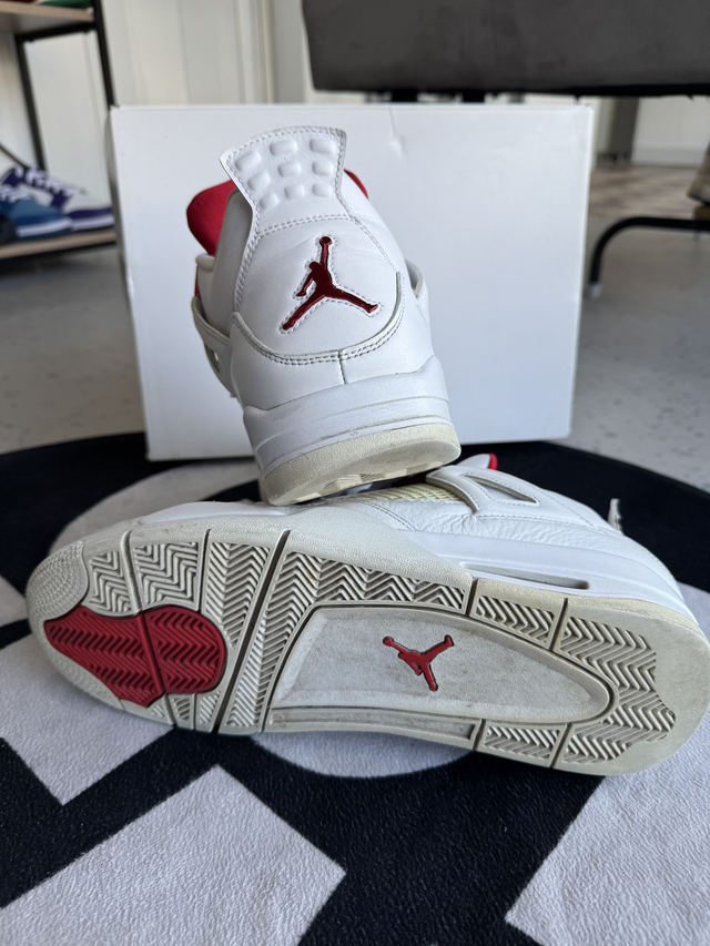 Jordan 4 Retro Metallic Red (Taille 47.5)