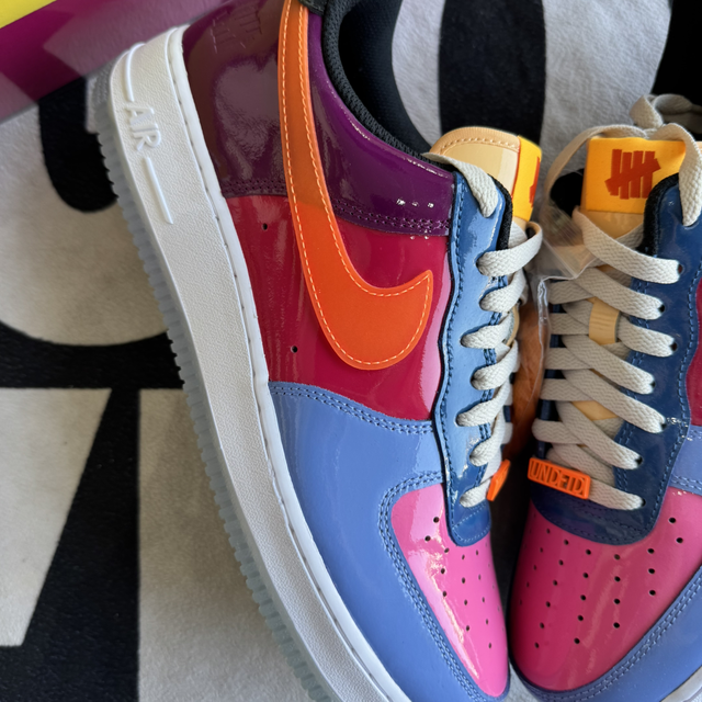 Nike Air Force 1 Low Undefeated Multi-Patent Total Orange (Taille 44)