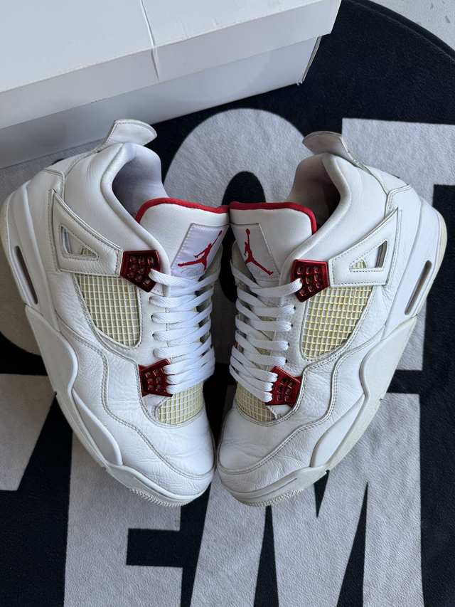 Jordan 4 Retro Metallic Red (Taille 47.5)