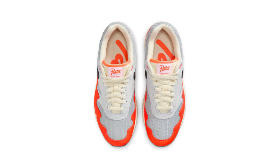 Nike Air Max 1 Patta Waves Hyper Crimson Pure Platinum