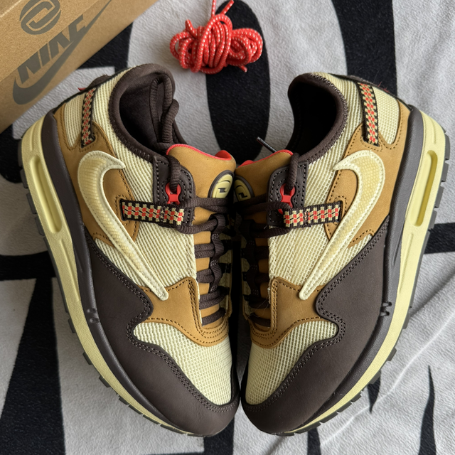 Nike Air Max 1 Travis Scott Cactus Jack Baroque Brown (Taille 38.5)