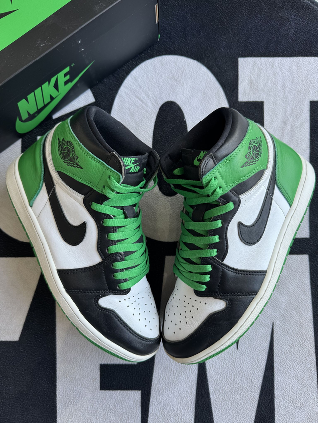 Jordan 1 High Lucky Green (Taille 44.5)