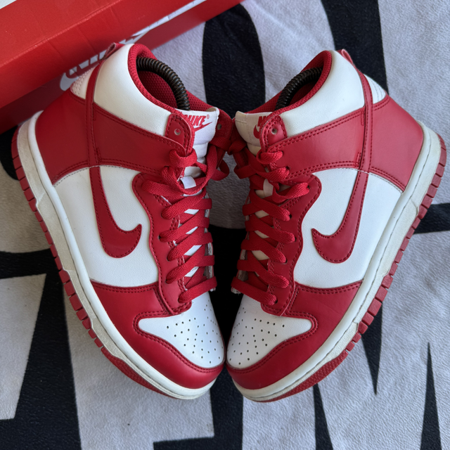 Nike Dunk High Championship White Red (Taille 36)