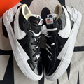 Nike Blazer Low Sacai Black Patent Leather (Taille 46)