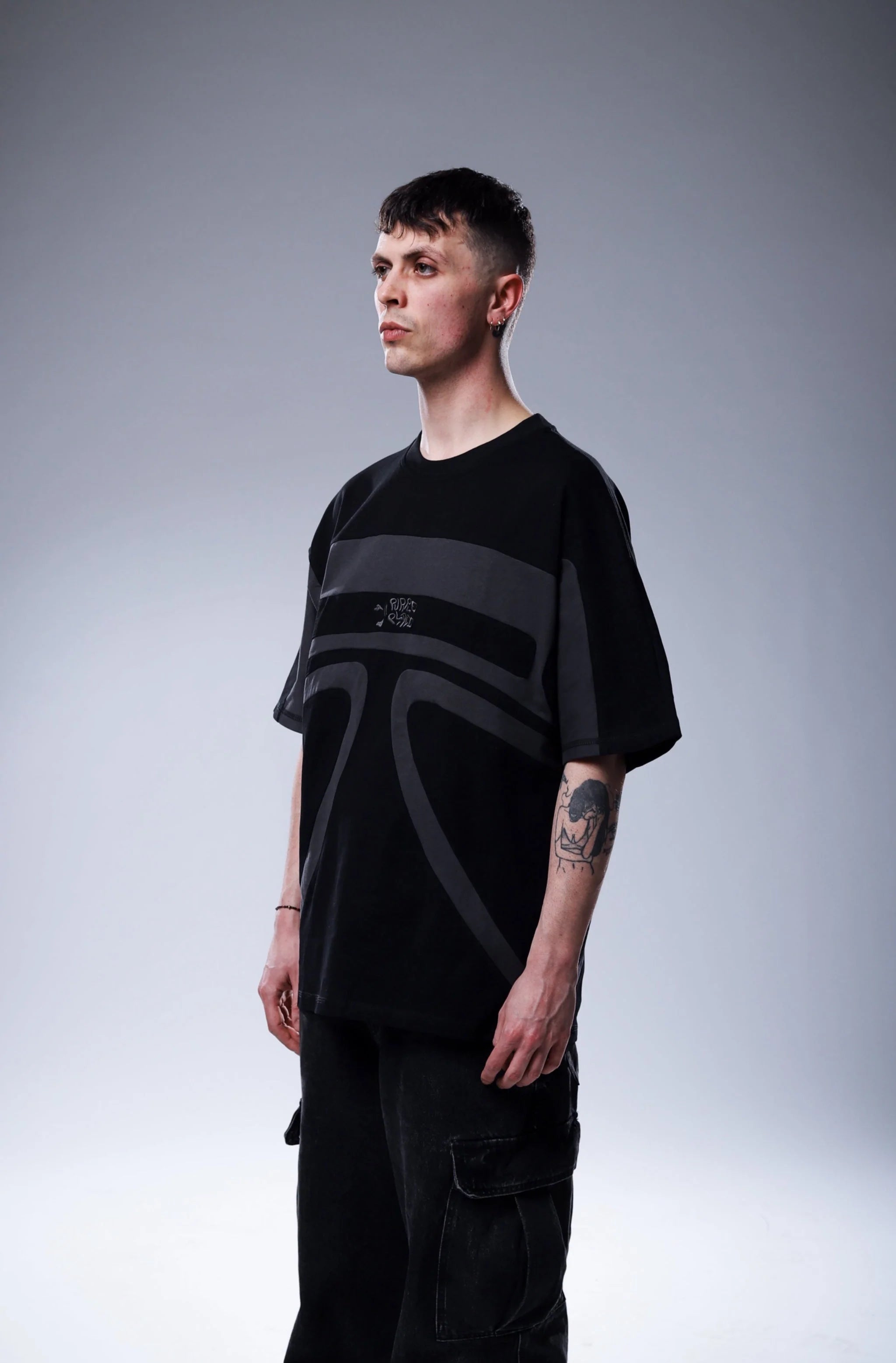 Purple Place Hooking tee noir