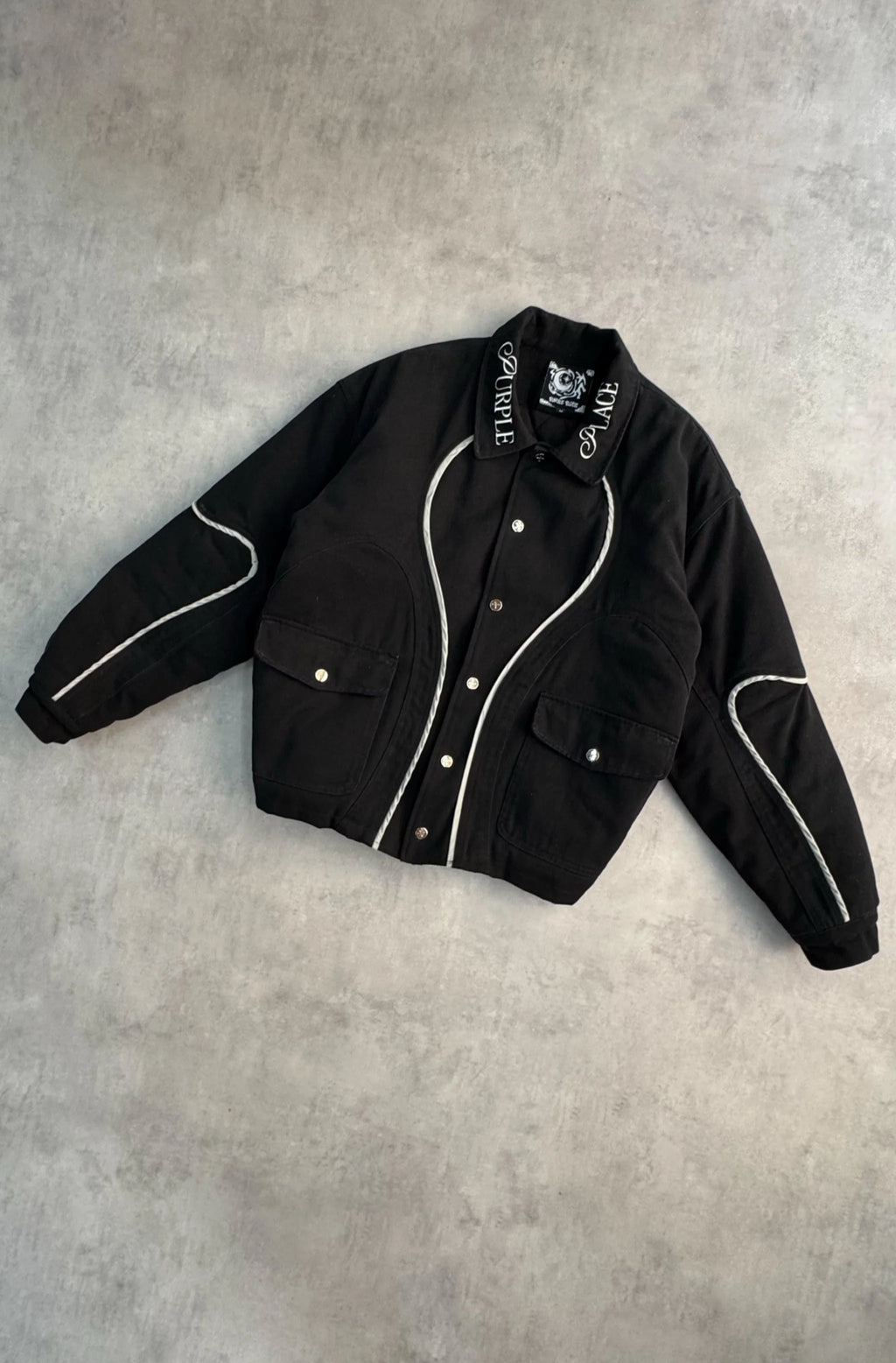 Purple Place Wire Jacket - Black